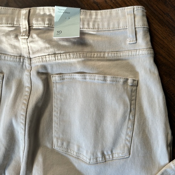 Prologue Tapered Mid-Rise Natural
Waist Pants
size 10 NWT LIGHT KHAKI sturdy - Picture 13 of 17